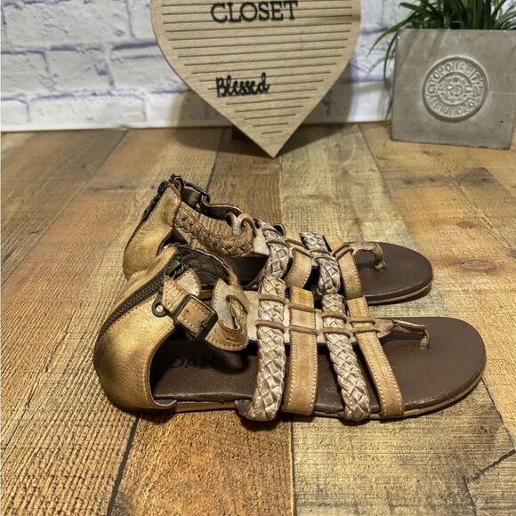 Roan by Bed Stu Kaliope Womens Gladiator Sandals Bone White 10 - Picture 6 of 12